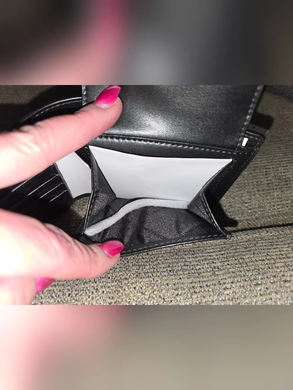 Michael Kors Mens Brown/Black Snake-Print Leather Wallet NWT (E) - Picture 7 of 8